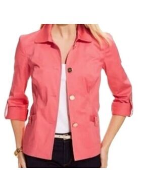 Charter Club Women pink cotton/spandex jacket Size 3X